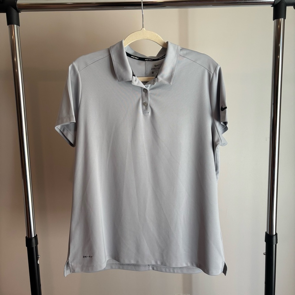 Nike Women's Gray Polo Shirt XL
